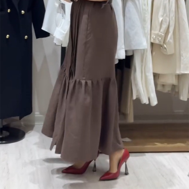 Langärmliges Hemdkleid mit Knopfleiste für Damen