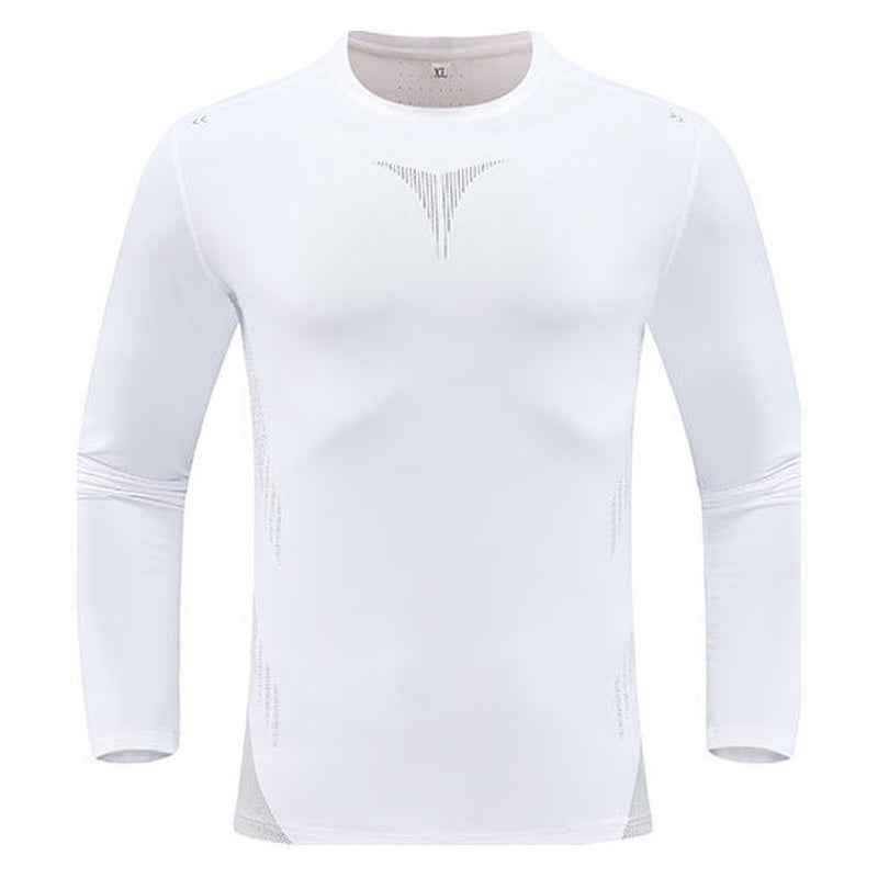 Lässiges, langärmliges, schnelltrocknendes, sportliches Herren-T-Shirt