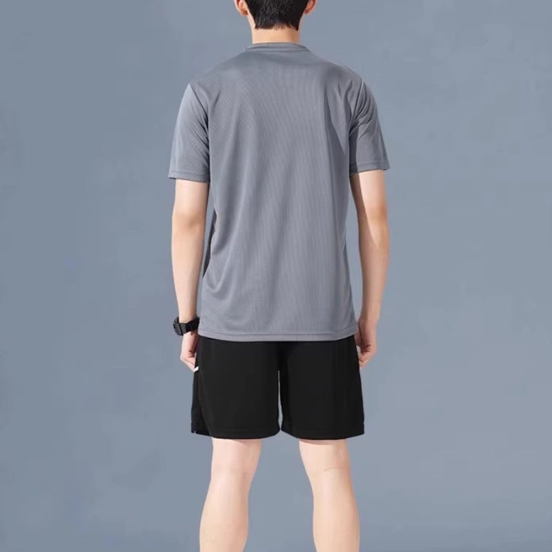 Schnelltrocknendes T-Shirt- und Shorts-Set für Herren