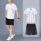 Schnelltrocknendes T-Shirt- und Shorts-Set für Herren