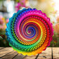 Hängender Windspinner für drinnen und draußen