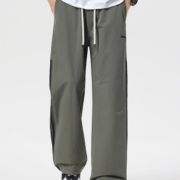 Herrenhose mit elastischer Taille und Kordelzug im lockeren Schnitt