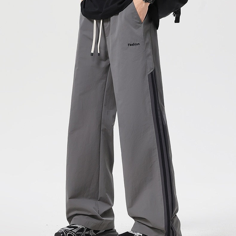Herrenhose mit elastischer Taille und Kordelzug im lockeren Schnitt