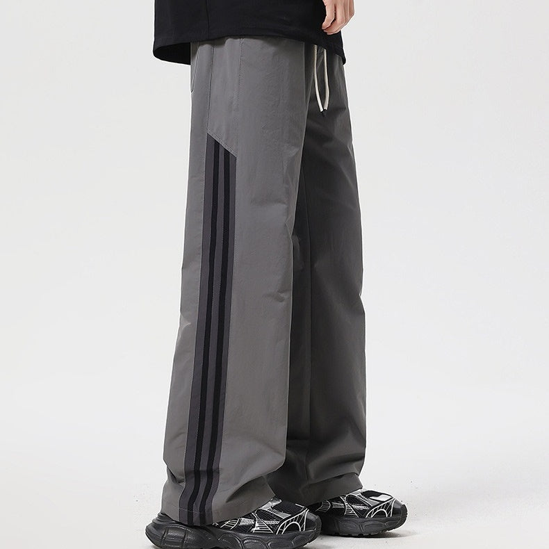 Herrenhose mit elastischer Taille und Kordelzug im lockeren Schnitt
