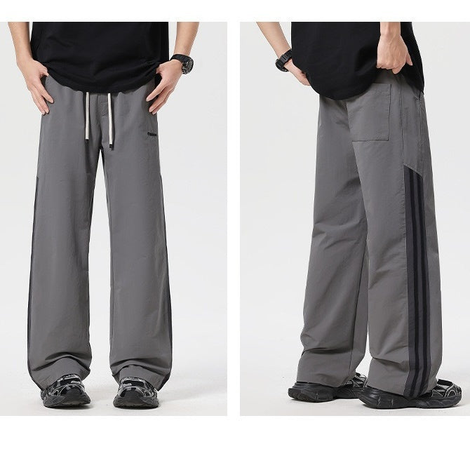 Herrenhose mit elastischer Taille und Kordelzug im lockeren Schnitt