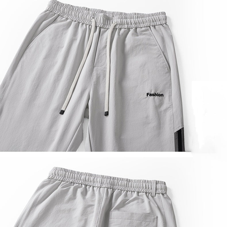 Herrenhose mit elastischer Taille und Kordelzug im lockeren Schnitt