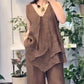 2-teiliges Lounge-Set aus Tanktop und weitem Bein für Damen