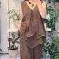 2-teiliges Lounge-Set aus Tanktop und weitem Bein für Damen