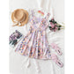 🌸 Romantik blüht! Ein ärmelloser Minirock mit Blumenmuster für sommerliche Eleganz 👗