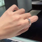 💎Drehbarer Diamantring, der den Stern des Universums symbolisiert
