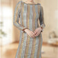 Modisches rückenfreies Langarm-Kleid für Damen