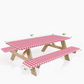 6FT wasserdichte Picknicktischabdeckung - 3 Stück/Set