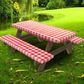 6FT wasserdichte Picknicktischabdeckung - 3 Stück/Set