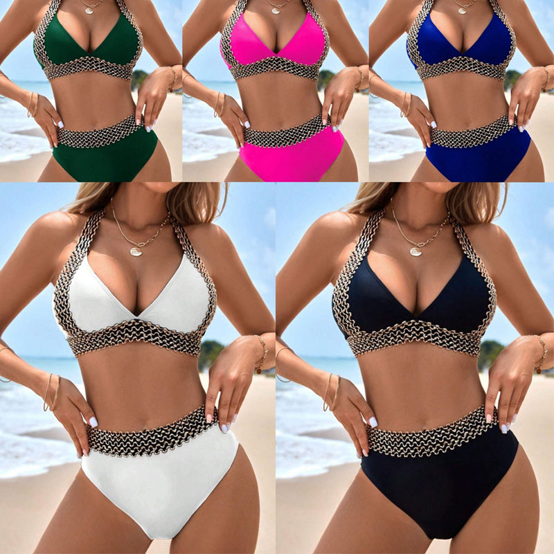 ⏳Begrenzte Zeit 50% Rabatt💥Zweiteiliger Damen-Badeanzug mit Rüsche