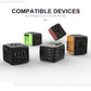 Universal-Reiseadapter 100 V-220 V Intelligenter Spannungswandler