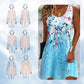 🔥 Sommer-Sale: 20€ sparen!🌸 Ärmelloses Blumenkleid für Frauen – Leicht & stylisch!💃