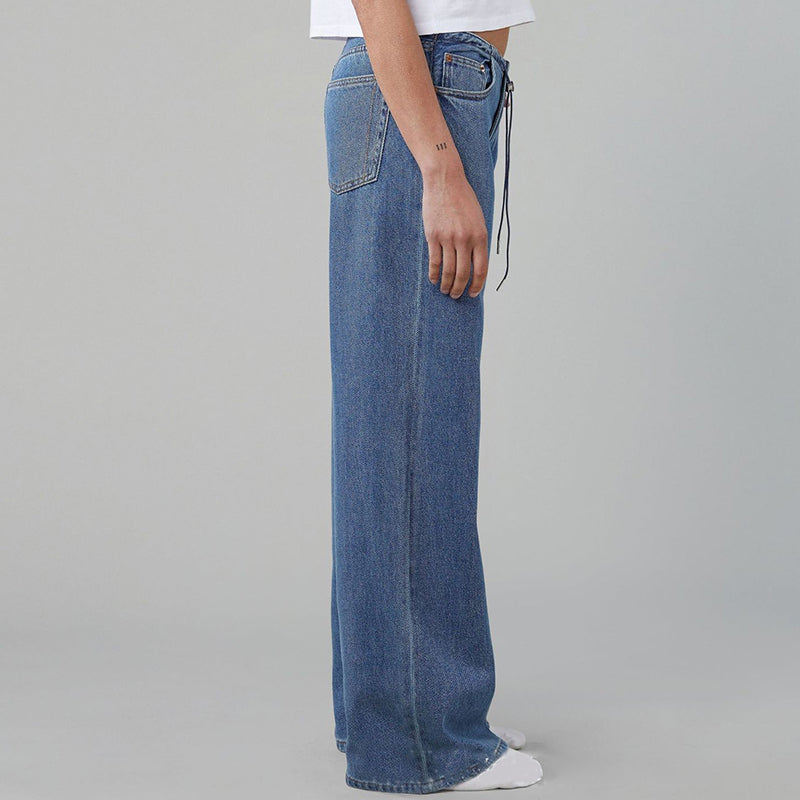 🎀 Salzig und süß! Weite Hose mit verstellbarem Kordelzug und niedriger Leibhöhe für mehrmaliges Tragen 👖