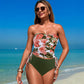 ⏳Zeitlich begrenzter Rabatt👙Women's Off Shoulder High-Waisted 2 Pieces Bikini Suit🌴