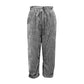 Gestreifte Damenhose aus Leinen und Baumwolle
