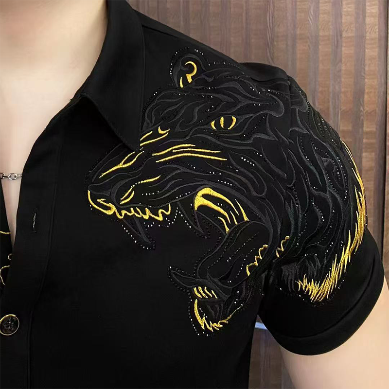 Lässiges 4-Knopf-T-Shirt für Herren