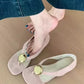 Minimalistische Damen-Sandalen mit verstecktem Absatz
