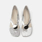 Minimalistische Damen-Sandalen mit verstecktem Absatz
