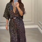 Sexy Mode-Overall mit Leopardenmuster