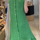 Lässiges, einfarbiges, ärmelloses, langes Kleid mit Rundhalsausschnitt für Damen