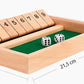 🔥LUSTIGE FAMILIENSPIELE – Shut The Box Brettspiel🎲