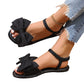 Lässige, flache Strandsandalen mit weicher Sohle
