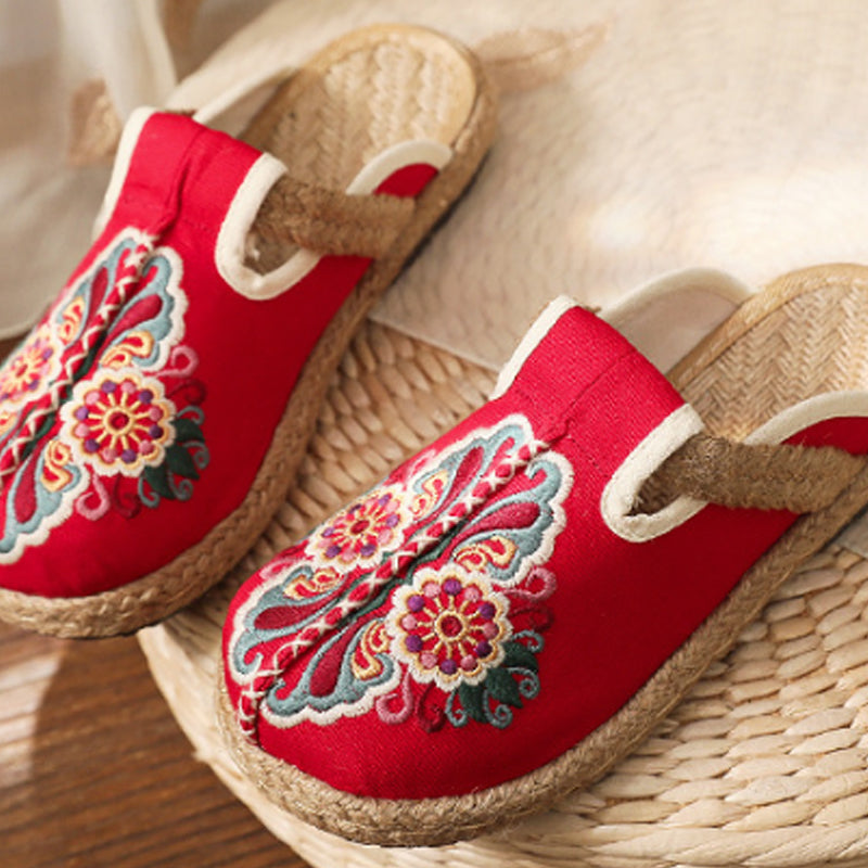 Bequeme Retro-Hausschuhe für Damen