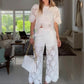 Zweiteilige Spitzen-Outfits für Damen