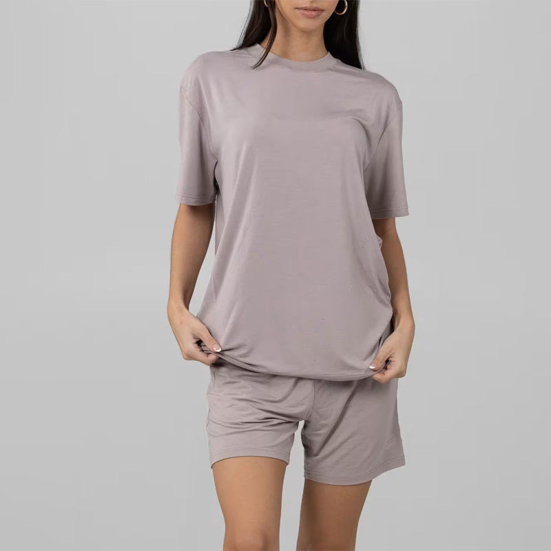 Weiches, lässiges zweiteiliges Lounge-Set für Damen