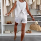 Damen-Zweiteiler: Ärmelloses Top & Shorts