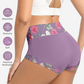 🌺 Damen High Waisted Baumwoll Slip Set – Blumenbedruckte Unterwäsche