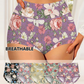 🌺 Damen High Waisted Baumwoll Slip Set – Blumenbedruckte Unterwäsche
