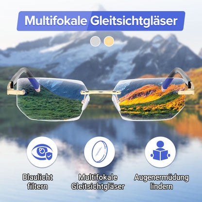 🔥Saphir hohe Härte Anti-Blau progressive Fern-und Nah-Doppelt-Nutzung-Lesebrille