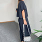 Damen lässiges zweiteiliges Set: Kurzarm-Oberteil und Hose