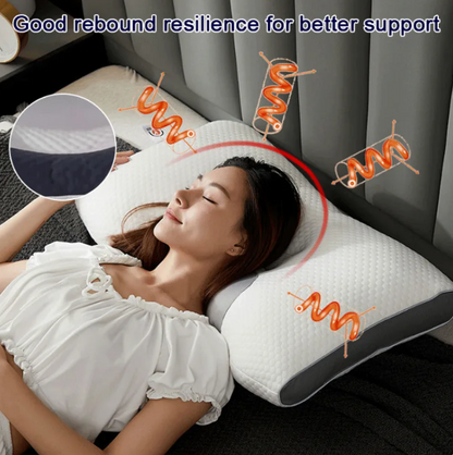 💆‍♀️ 50% RABATT! 🔥 Antibakterielles Nacken-Massagekissen mit orthopädischer Stütze & Schlafunterstützung – Perfekt für Nacken- & Schulterschmerzen – atmungsaktiver Memory-Schaum, abnehmbarer Bezug 🛌