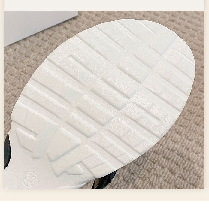 Lässige Sandalen mit offenem Zehenbereich und Keilabsatz für Damen