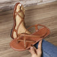 Flache, lässige Strandsandalen für Damen