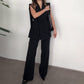 🥰💃Set aus entspanntem Oberteil und Hose mit geradem Bein für Frauen