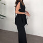 🥰💃Set aus entspanntem Oberteil und Hose mit geradem Bein für Frauen