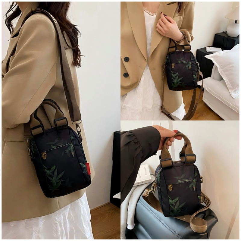 💥Damenmode Print Mehrschichtige Umhängetasche💕
