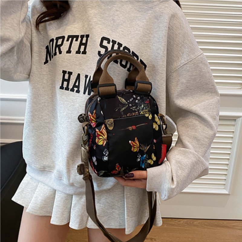 💥Damenmode Print Mehrschichtige Umhängetasche💕