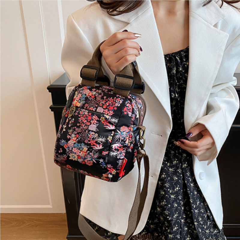 💥Damenmode Print Mehrschichtige Umhängetasche💕