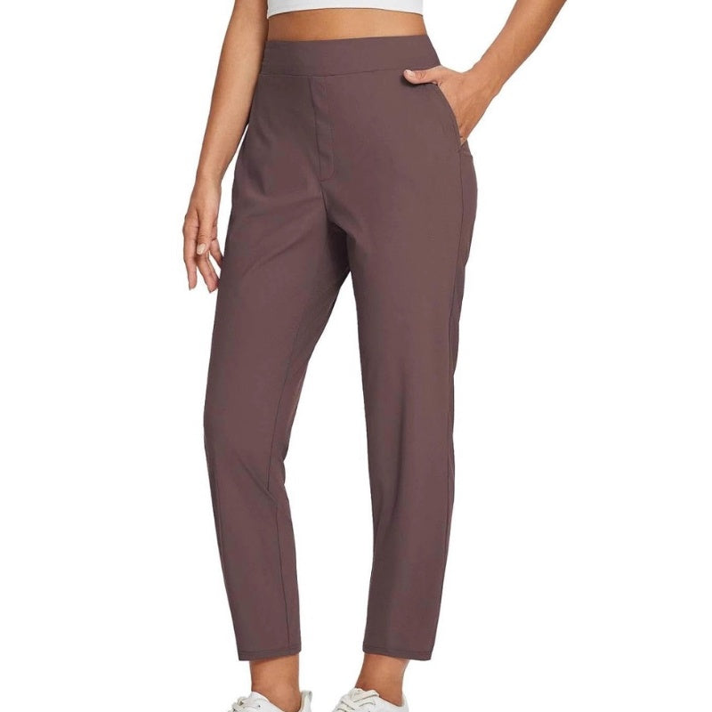 ⏳Begrenzte Zeit 50% Rabatt💥Elastische Damenhose mit hoher Taille und Reißverschlusstaschen