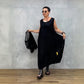 Damen ärmelloses Kleid- und Überwurf-Set