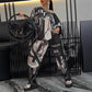Damen modisches zweiteiliges Set aus Oberteil und Hose