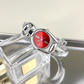 Vintage Quartz Watch With Chain-Link Strap